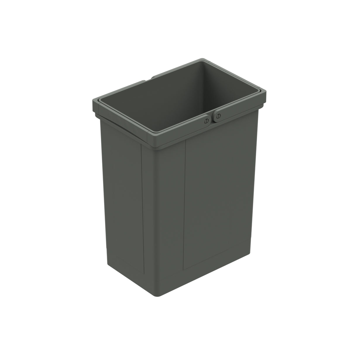 WESCO® Doppelbügel-Eimer, anthrazit, 8 l