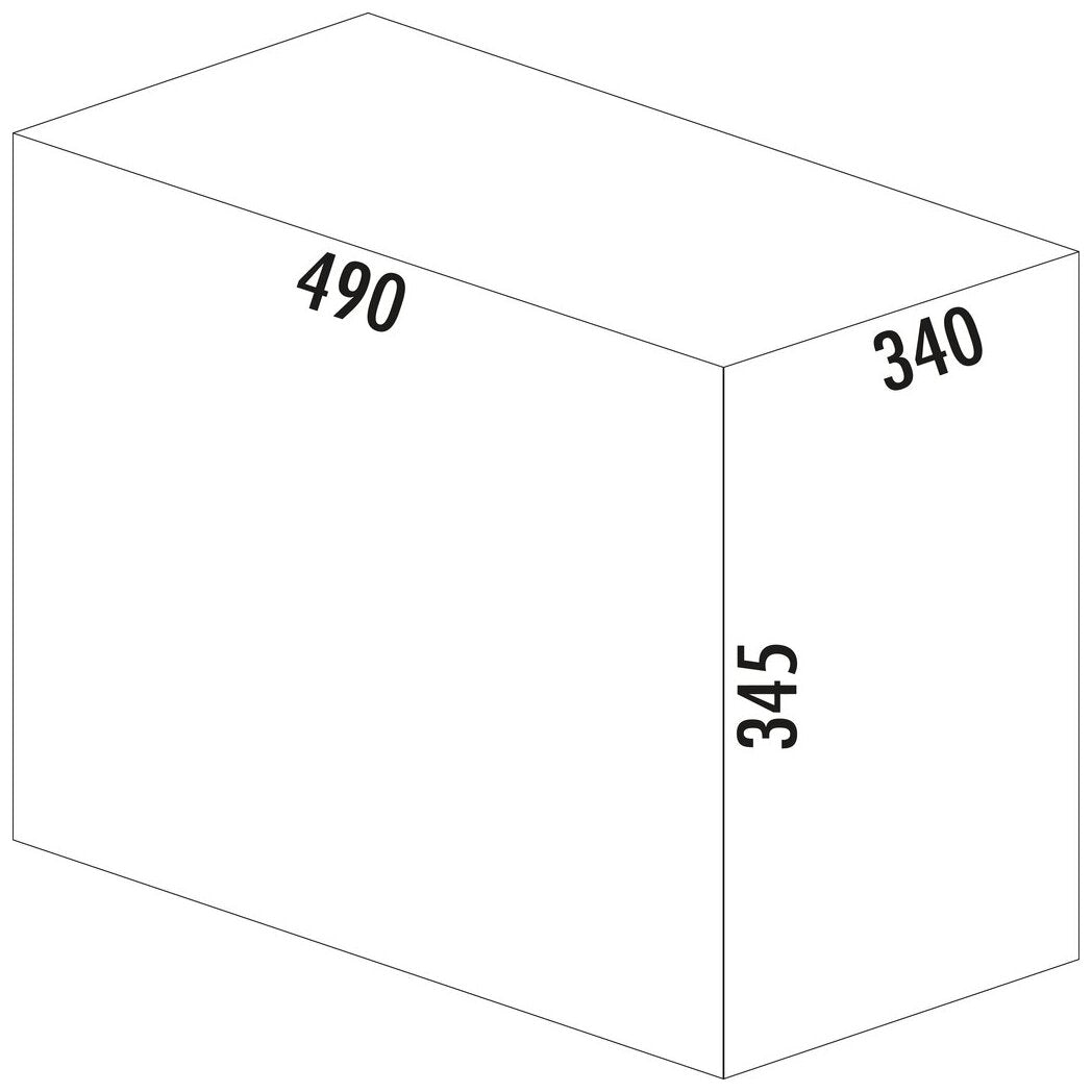 WESCO® Profiline Trio-Master® 345 S/400-3, mit Biodeckel, anthrazit