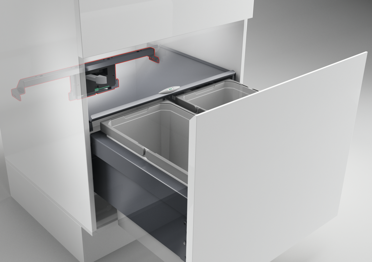 Cox Cick-E® 600, B 600 mm, dunkelgrau/chrom matt