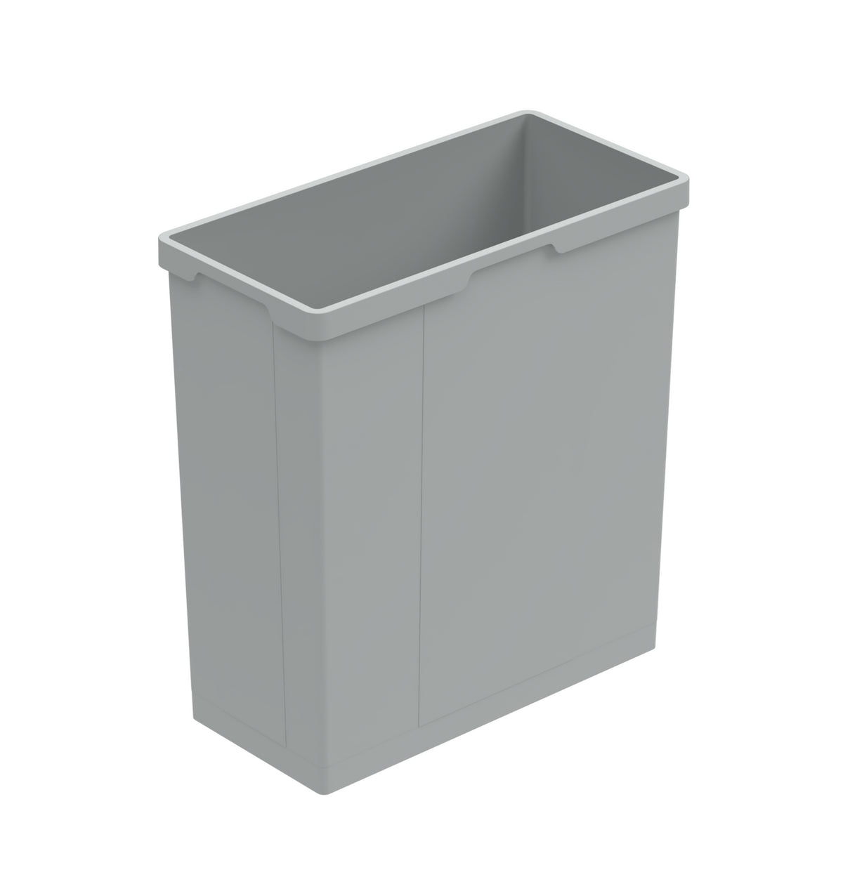 WESCO® Bügellose-Eimer, alugrau, 42 l