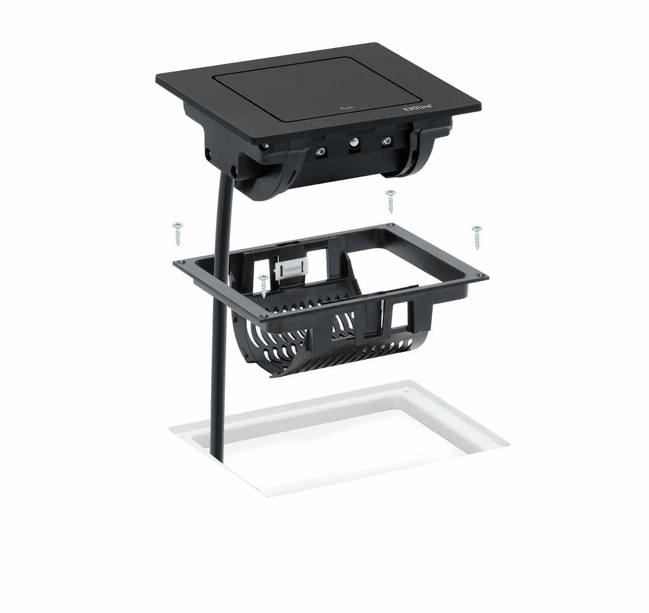 Evoline® Spin, schwarz matt
