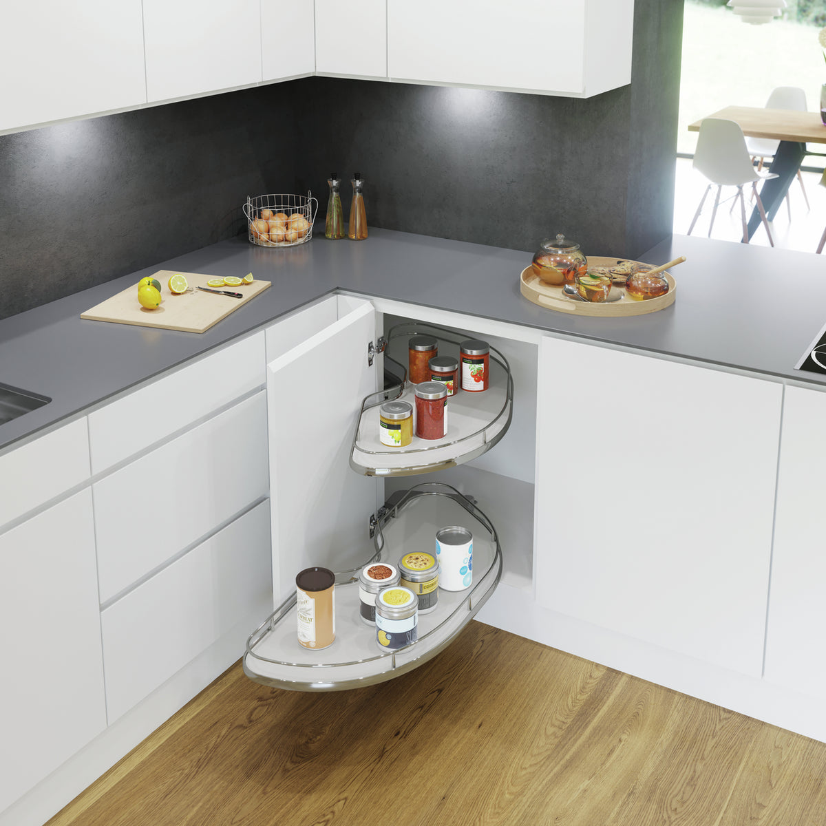 Cornerstone Maxx Beschlag, Eckschrank-Schwenkbeschlag, Set