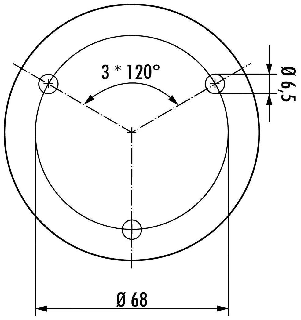 Glasadapterscheibe
