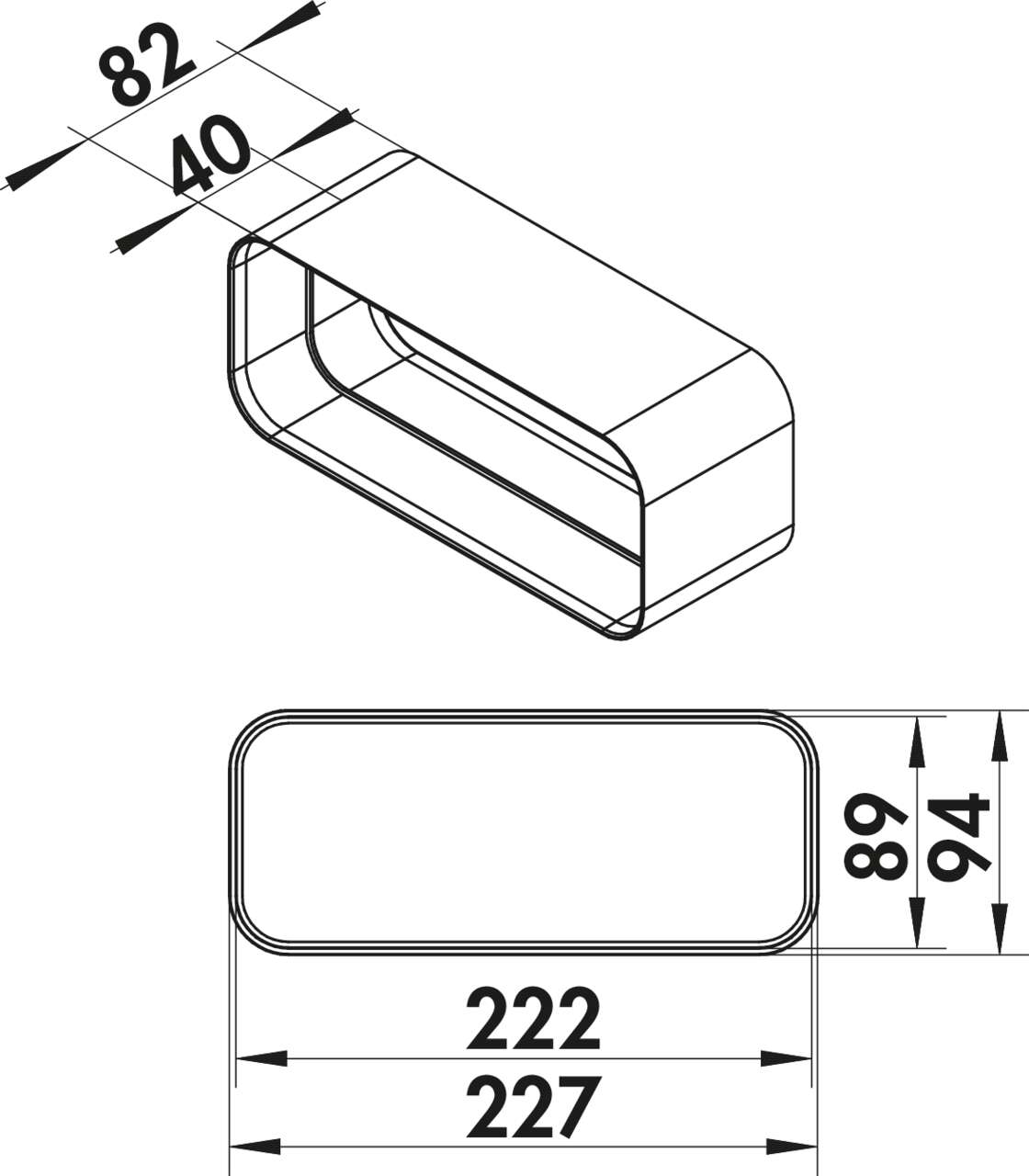 F-RVB 150 Rohrverbinder