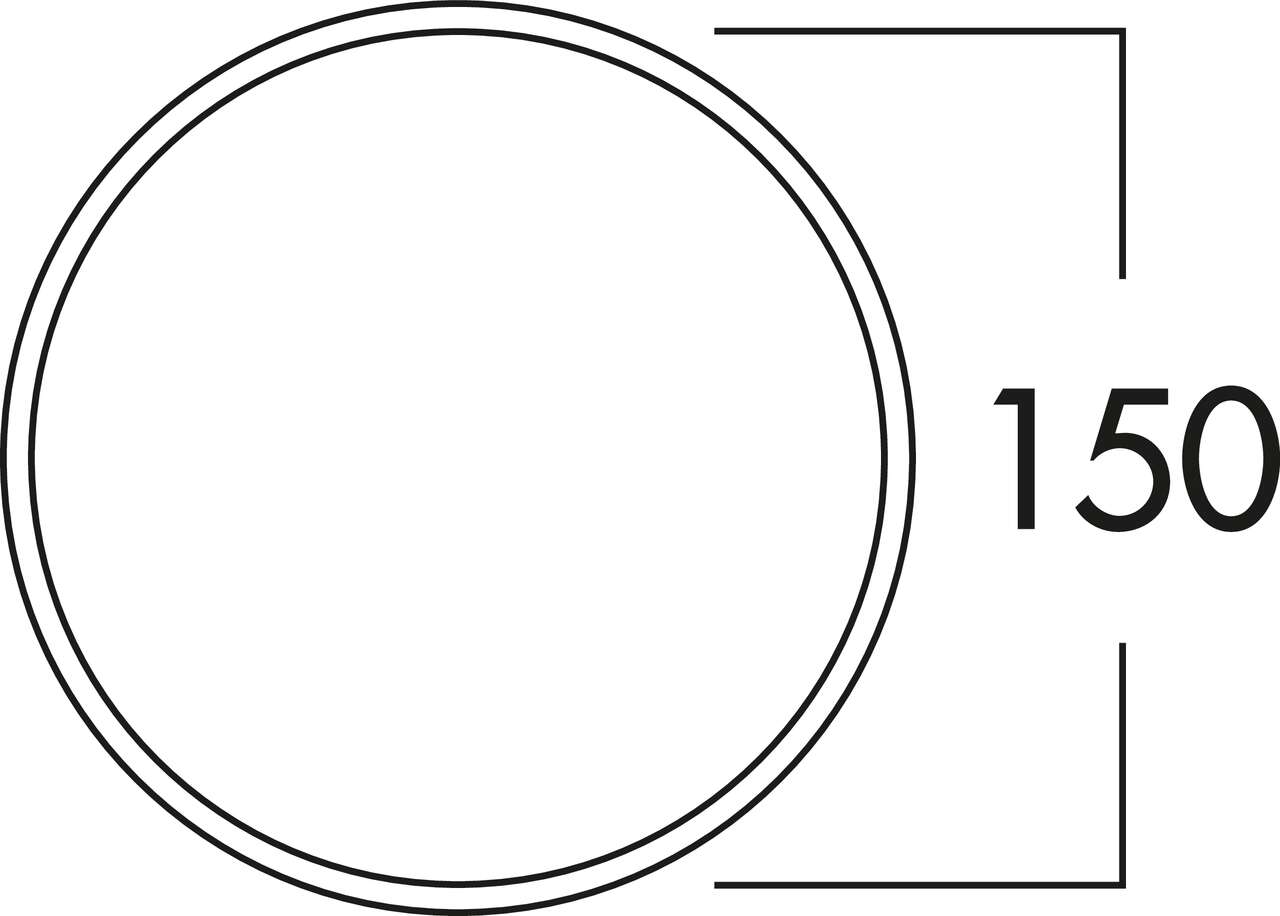 150 Maueranschlussstutzen 1