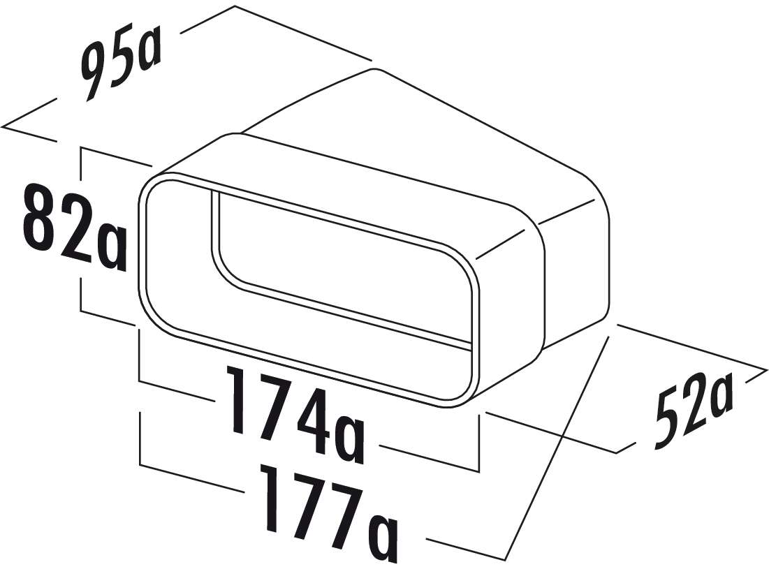 MF-RBH 125 Rohrbogen horizontal 15°