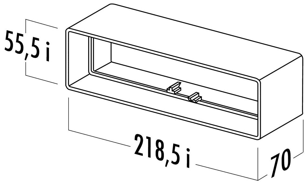 T-RVB 125 Breitkanalrohrverbinder, weiß