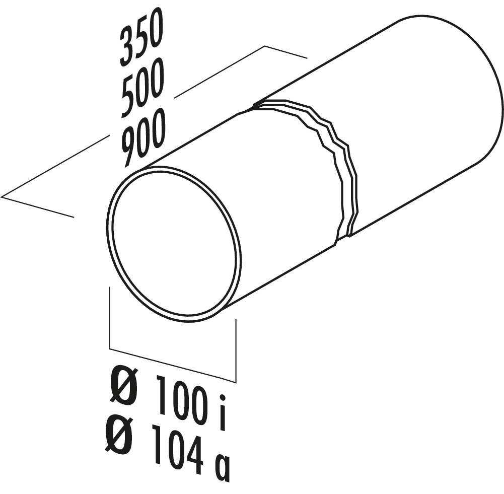 Rundrohr 100