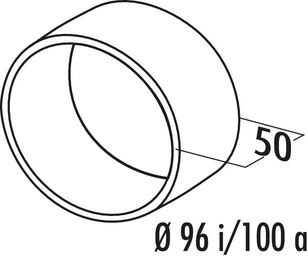 N-VBS 100 round Rohrverbinder