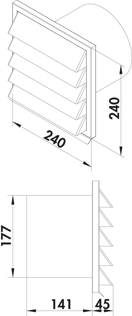 E-Jal 180 Außenjalousie