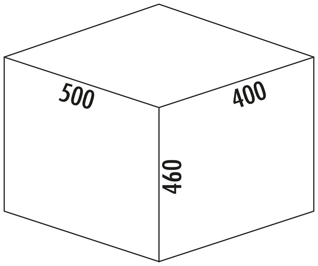 Cox® Base 460 R/500-1, hellgrau, H 460 mm