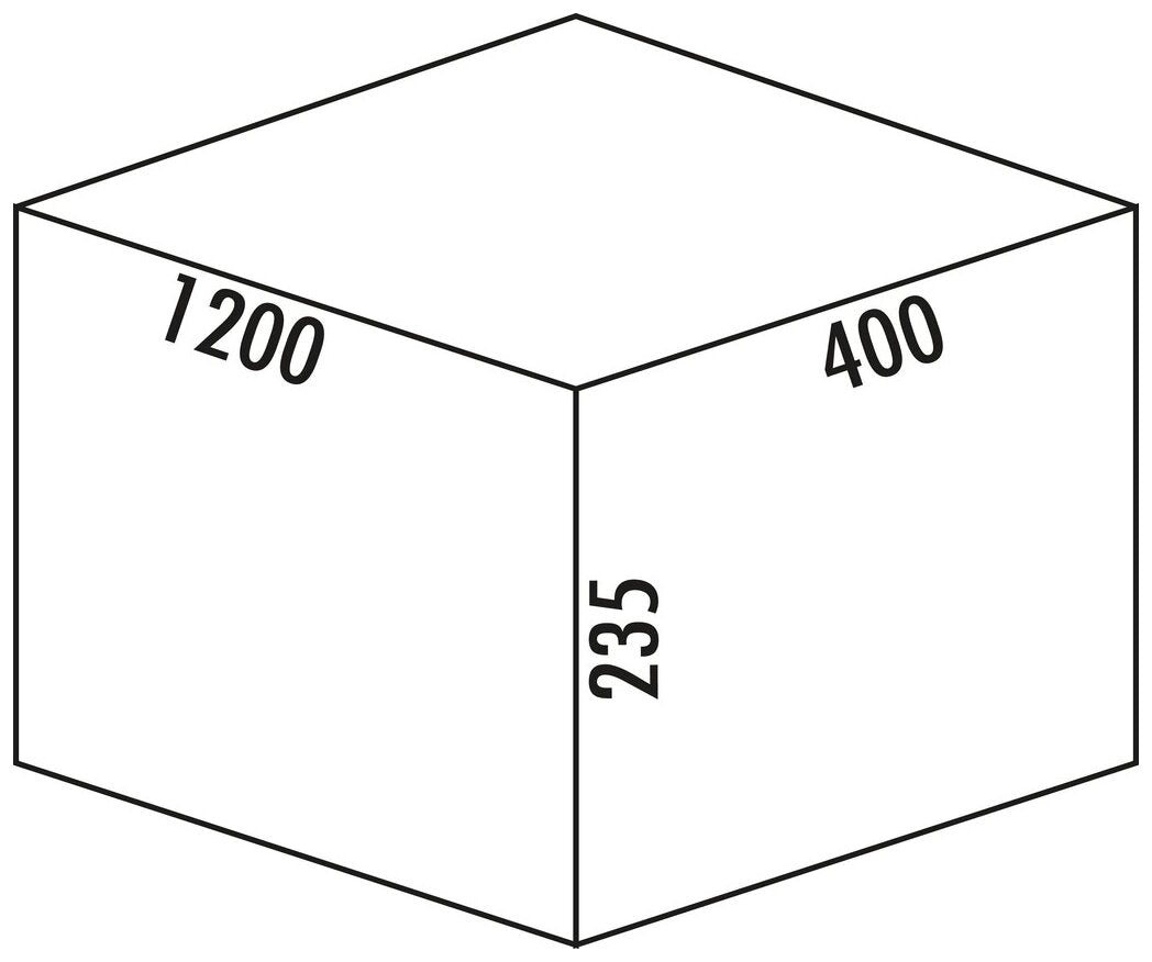 Cox® Box 235 S/1200-6 Bio, hellgrau