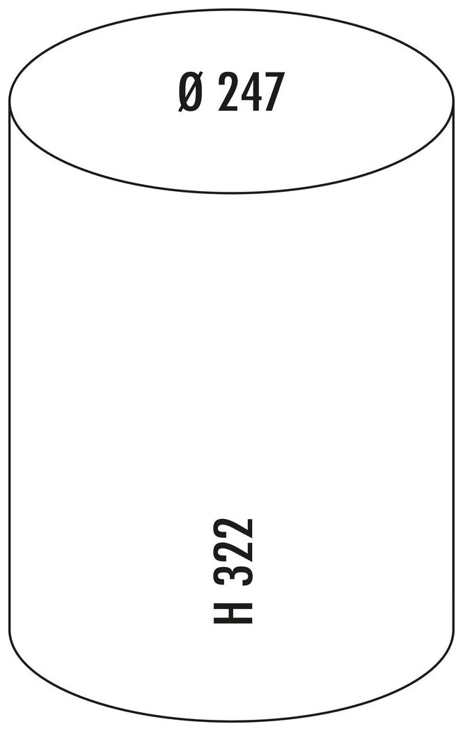 WESCO® Einsatz für Tretabfalleimer 116, schwarz
