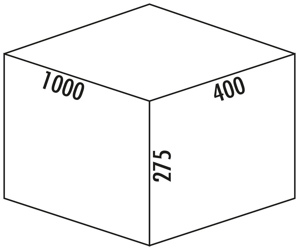Cox® Box 275 S/1000-4, hellgrau