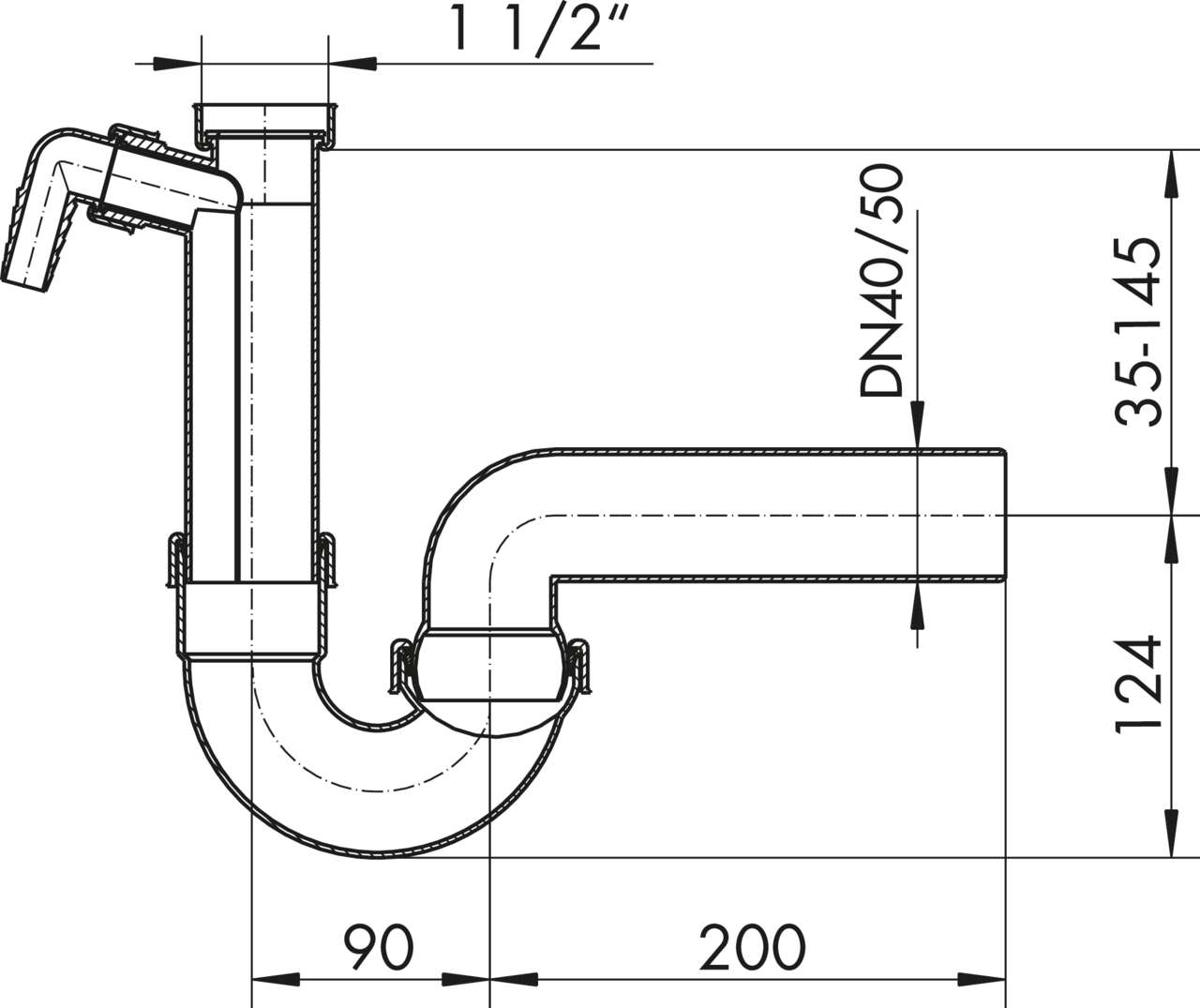 Kugelgelenksiphon 1