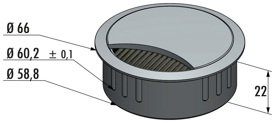 Kabeldurchführung Metall