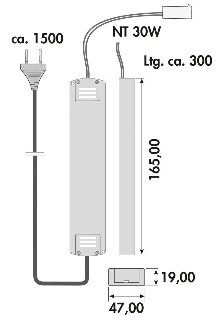 LED Konverter 3, weiß