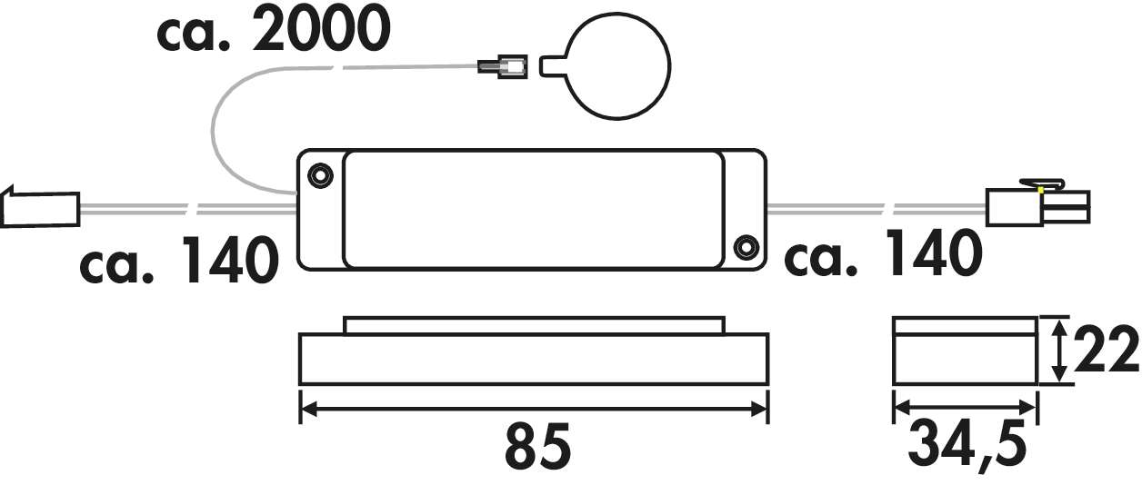 LED Touch Schalter und Dimmer