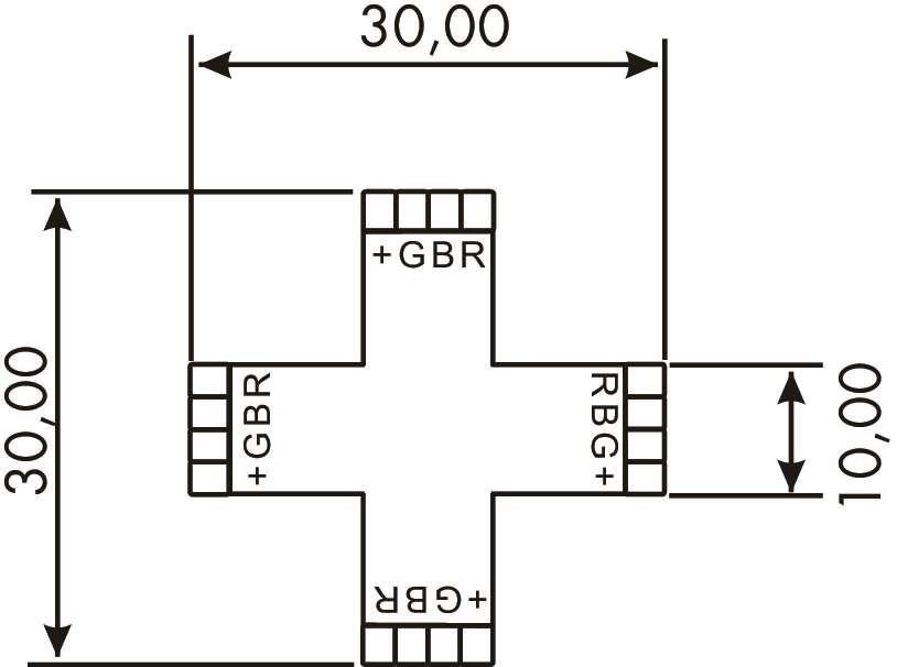 Fascia Flex Kreuzverbinder RGB