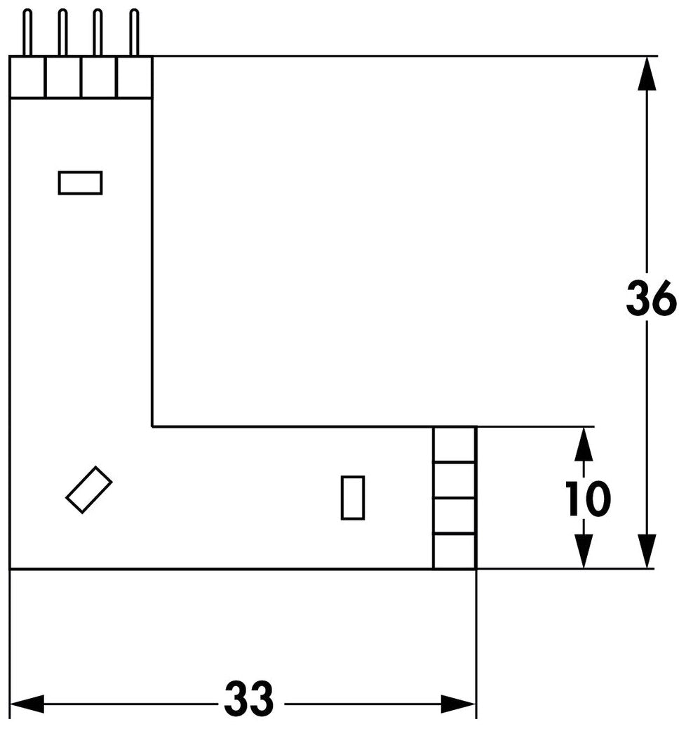 Fakto LED Flex Winkel, weiß