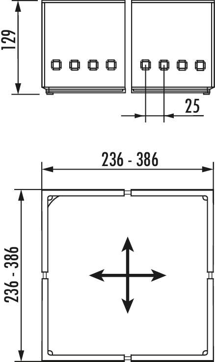 Schubladeneinsatz Cuisio Flex