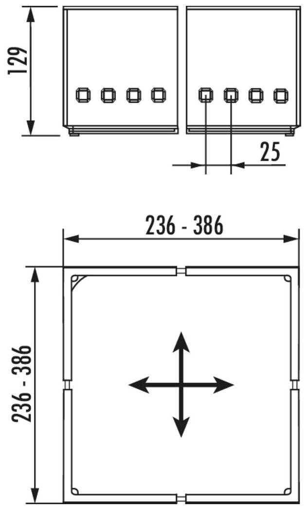 Schubladeneinsatz Cuisio Flex