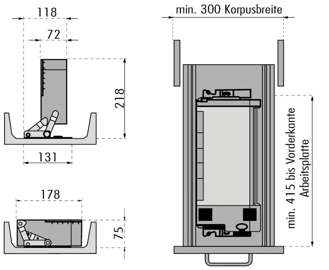 ritter Einbautoaster ET 10, Edelstahl/schwarz