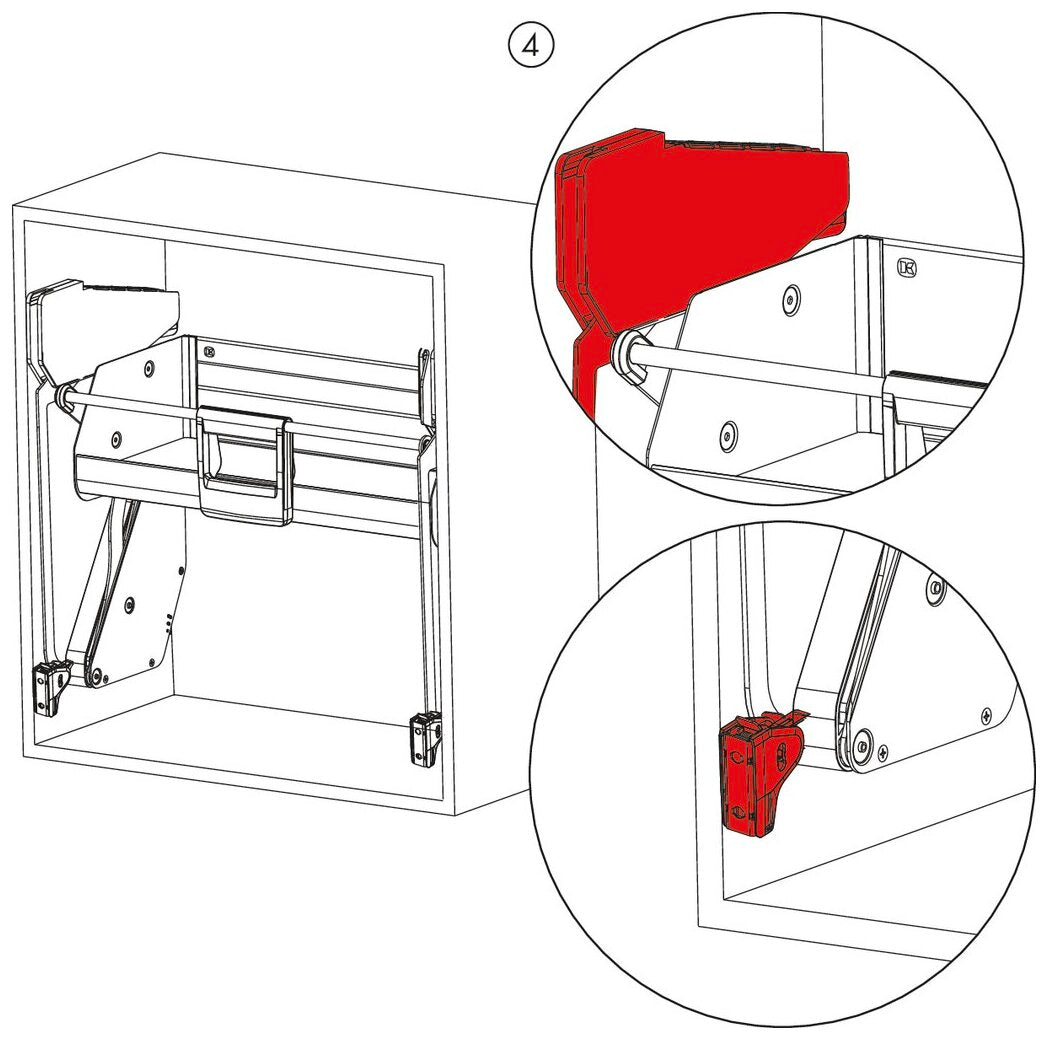 iMove-Set Double Tray, für 600er Schrank, B 562 mm
