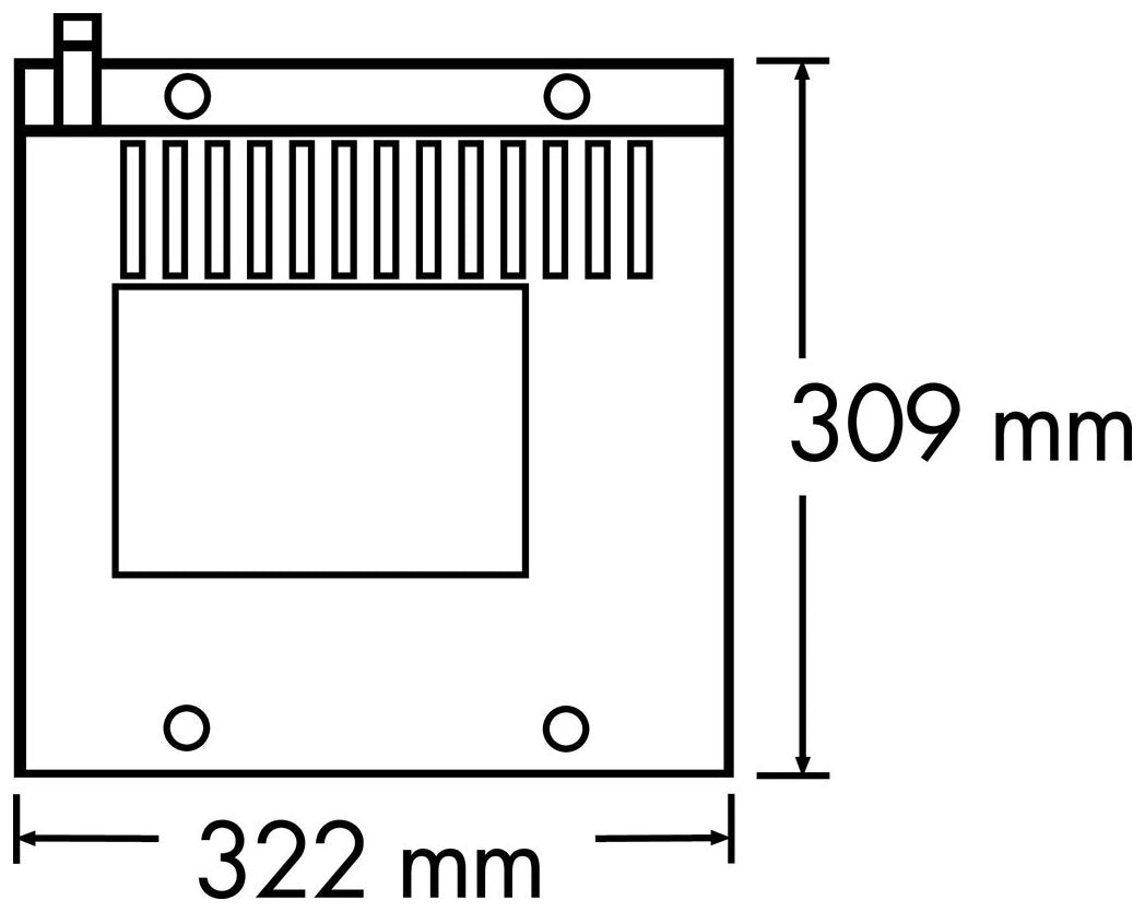 Kickspace KS 500, B 322 mm