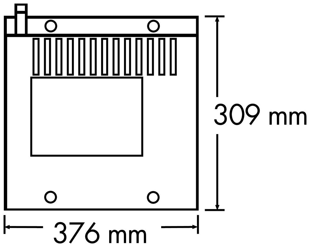 Kickspace KS 600, B 376 mm
