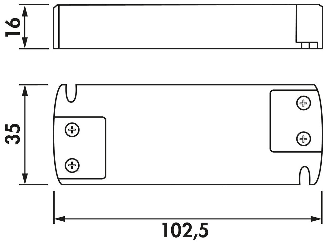 LED Konverter 6, weiß