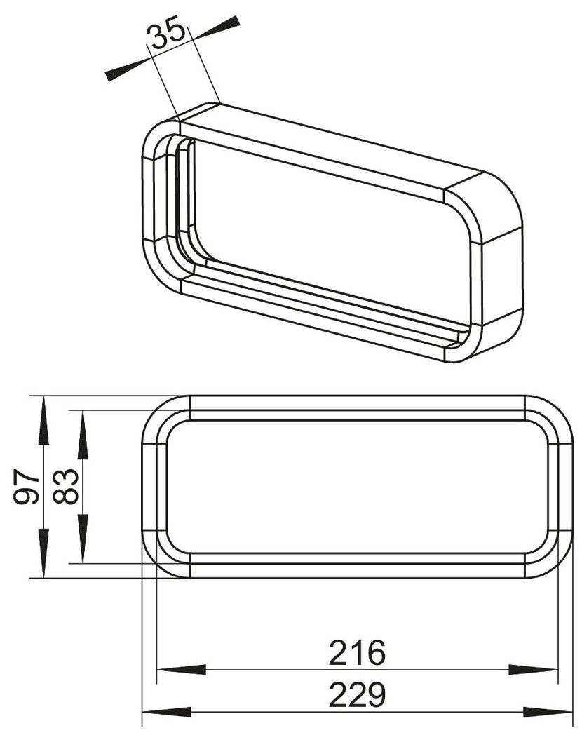 STEEL flow SF-Profildichtung, PVC