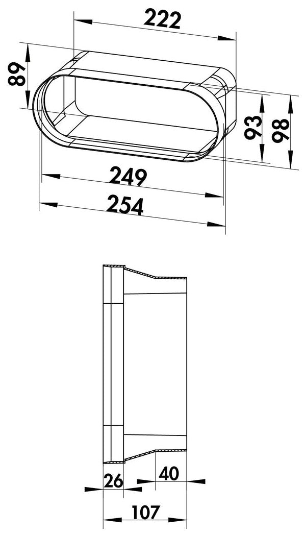 F-BA 150 Adapter, weiß