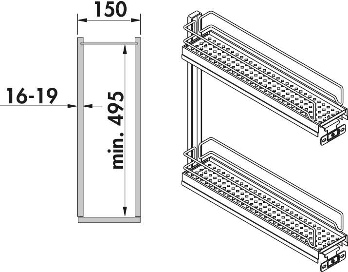 VS SUB Slim Ablage