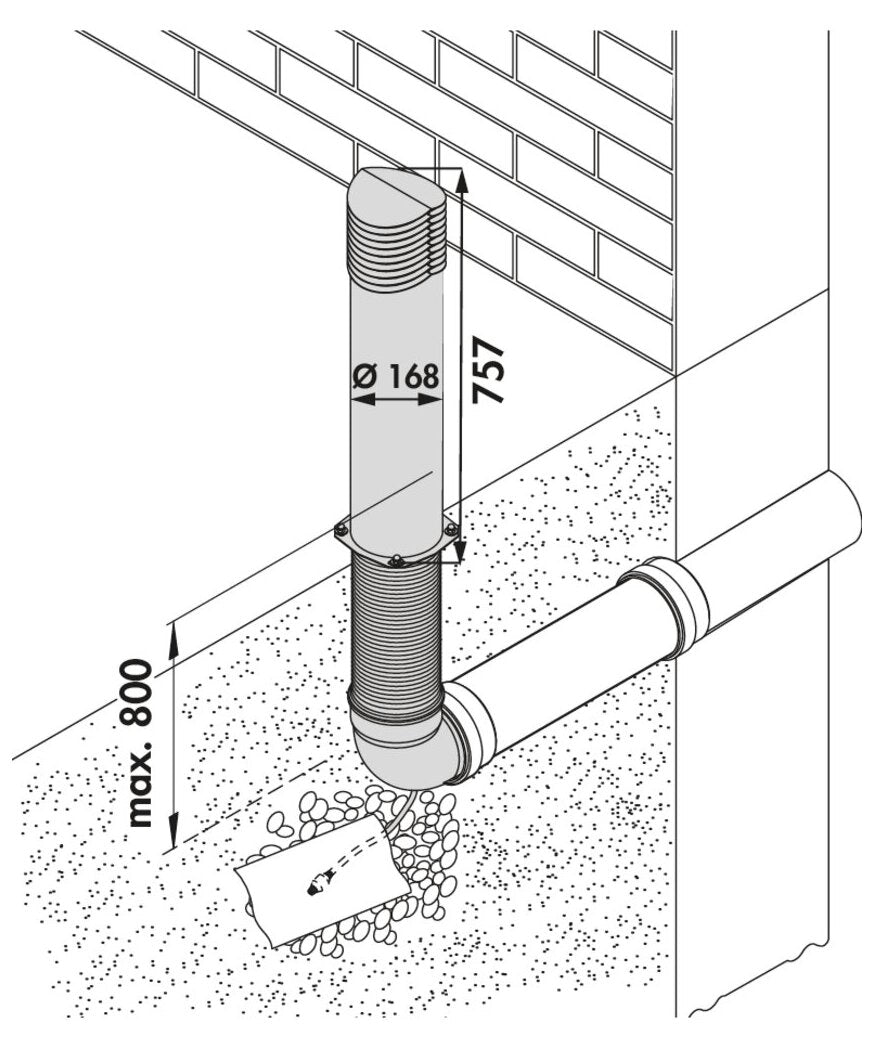 PRIME flow COMPAIR® Tower, Edelstahl