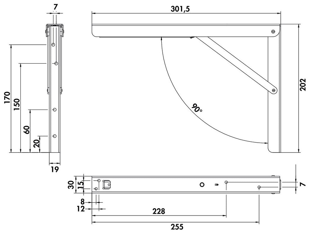 Vettore Klappkonsole