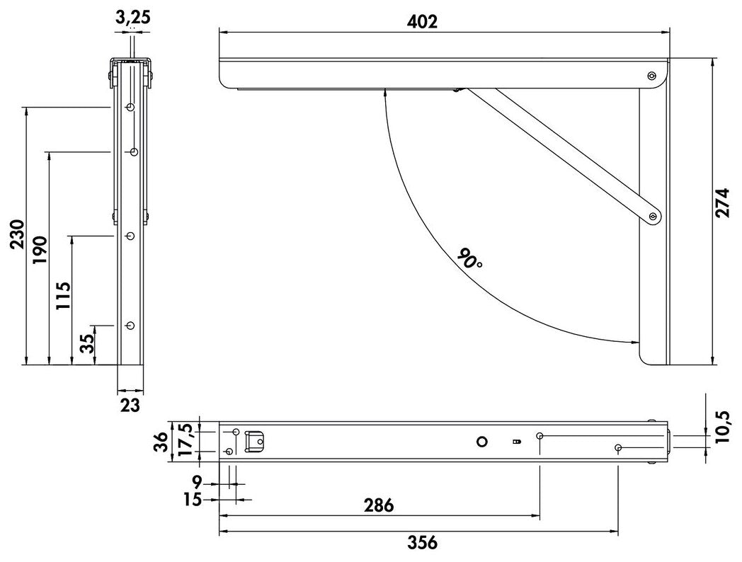 Vettore Klappkonsole