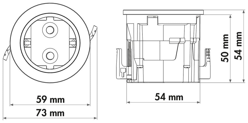Evoline® One Einzelsteckdose
