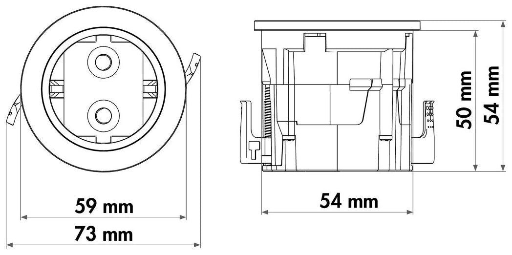 Evoline® One Einzelsteckdose