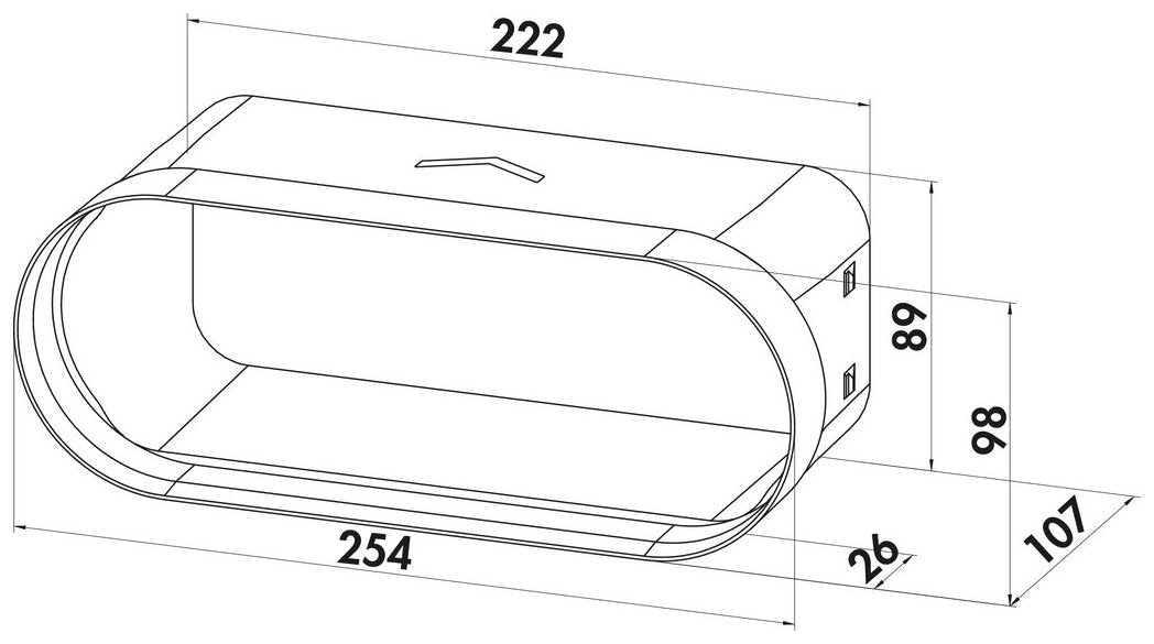 PRIME flow P-BA 150 Adapter, hellgrau