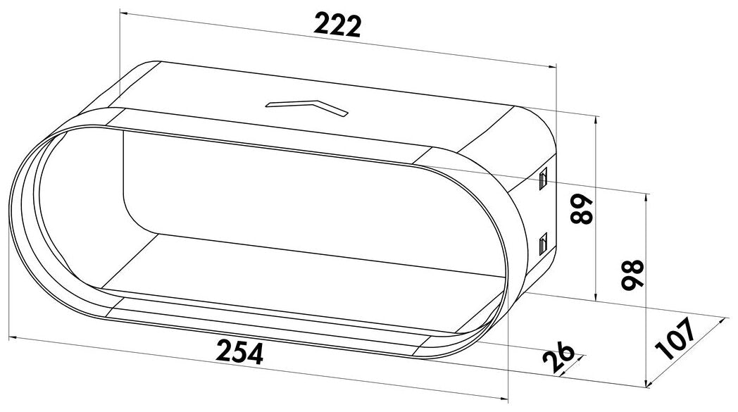 PRIME flow P-BA 150 Adapter, hellgrau