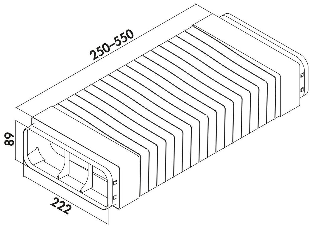PRIME flow P-RBFLEX System 150 Rohrbogen mit Flexkanal, hellgrau
