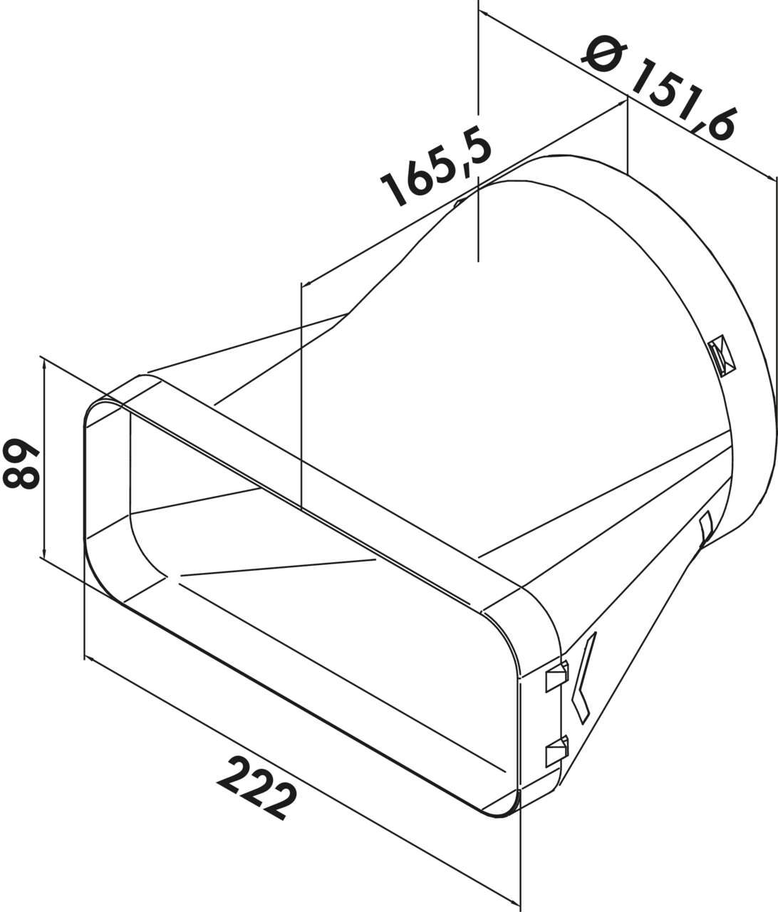 PRIME flow P-EST 150 Endstück