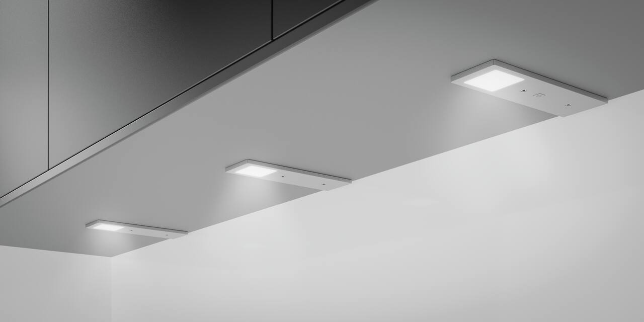 Forato LED alufarbig