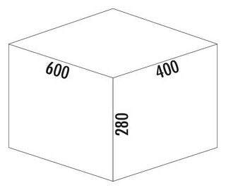 Cox Stand-UP® 280 S/600-2, anthrazit, H 280 mm