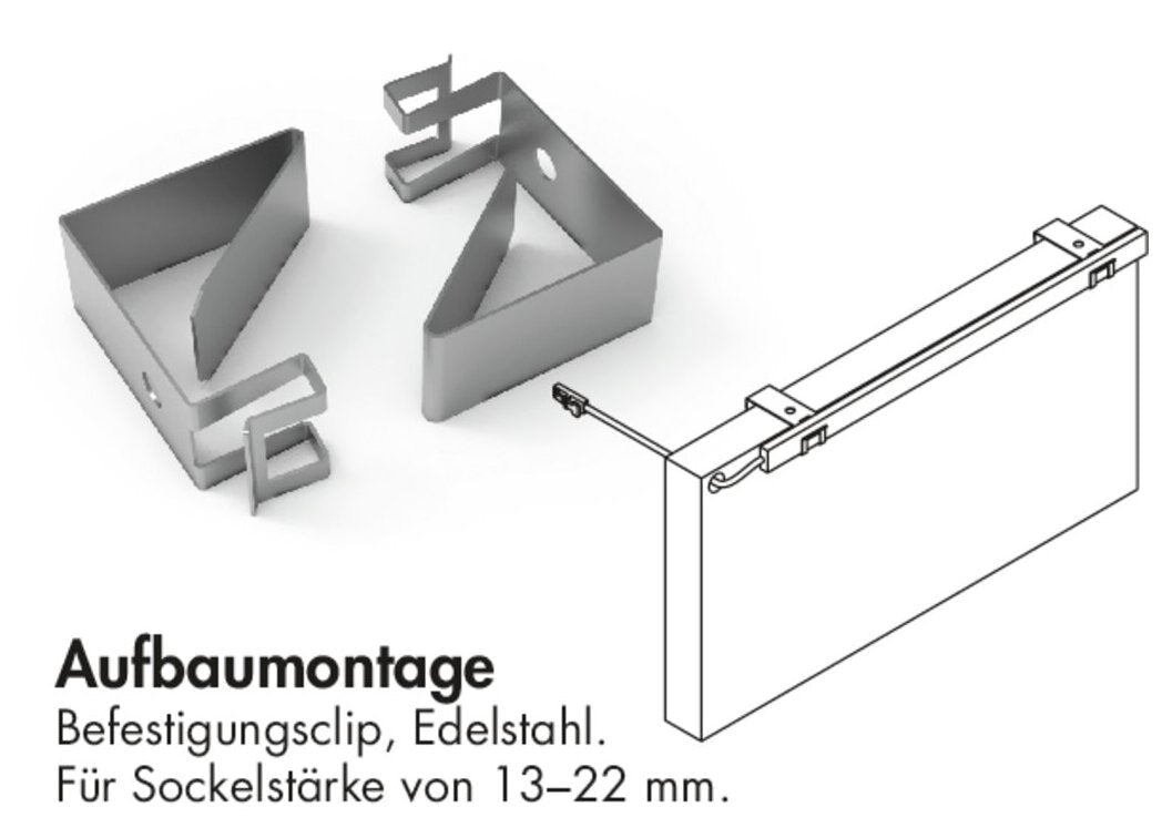 Befestigungsclips, Edelstahl