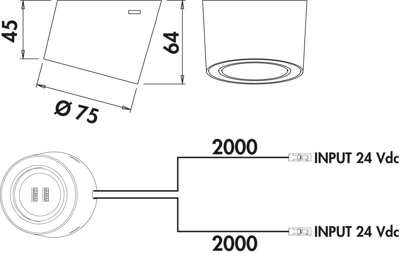 Unika 4 Farbwechsel LED