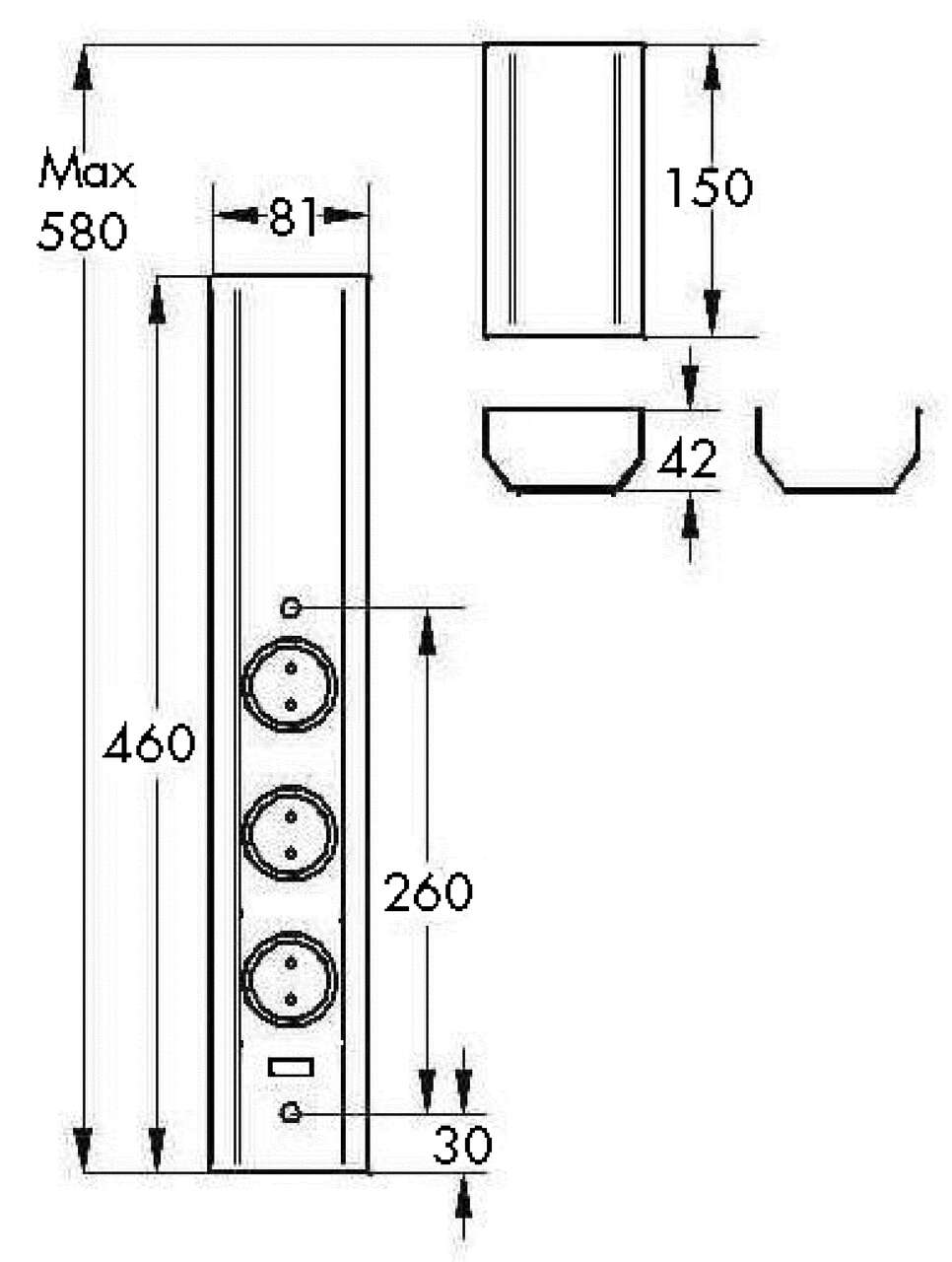 Mira Wand small USB A/C