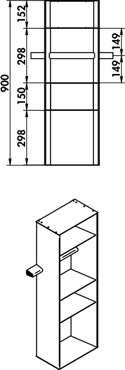 transFORM Aufsatzregal