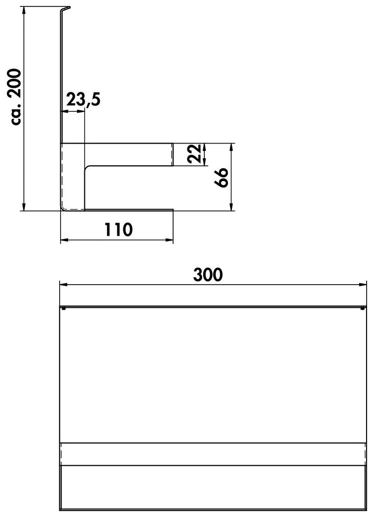 transFORM Flaschenhalter, schwarz matt